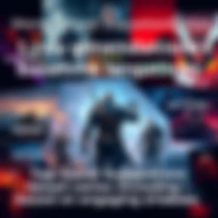 Story-driven game recommendations Collection of popular story-driven video game covers including Cyberpunk and The Witcher 3