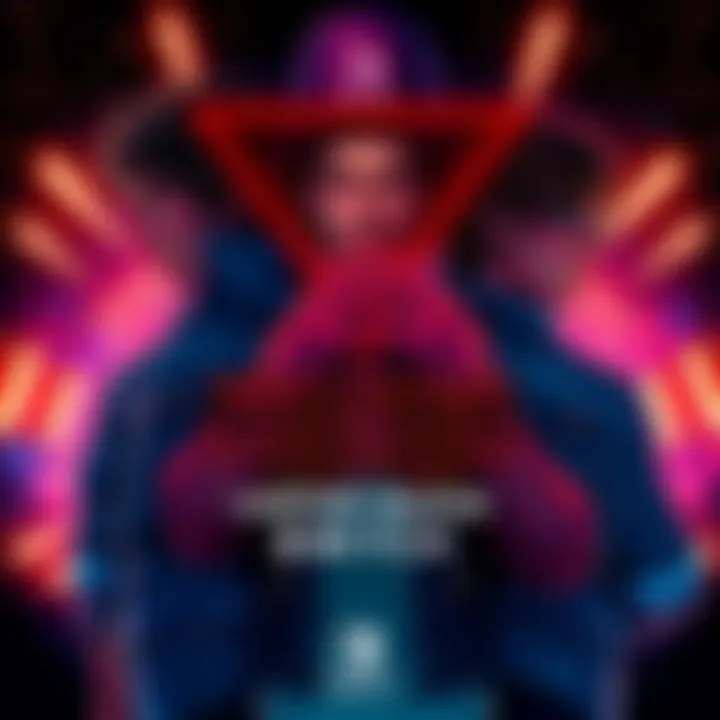 A promotional graphic for the Stranger Things chapter release on Nintendo Switch, featuring game characters and a vibrant background.