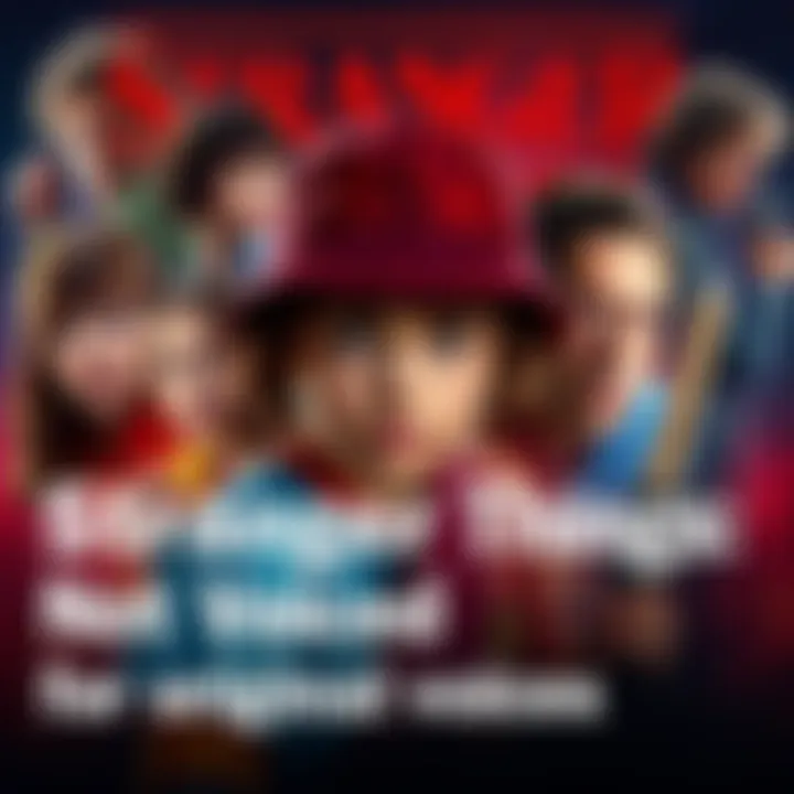 Stranger Things Characters Collage of Stranger Things characters portrayed without original actors' voices, showing fan reactions and discussion online