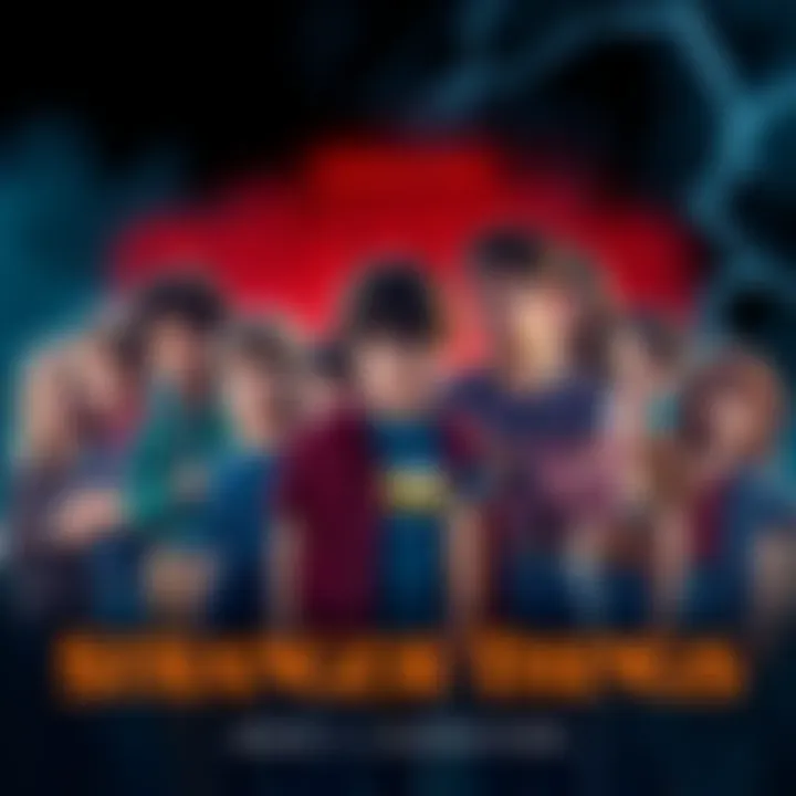 Stranger Things Characters Predictions Collage of potential new characters for Stranger Things Wave 3, featuring a diverse group of kids and teens in 1980s attire with a mysterious background.