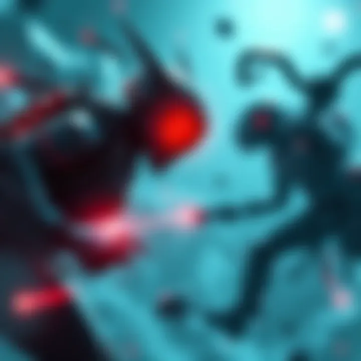 A player executing a hooking strategy in Singularity, showing key decisions that impact survival and game dynamics.