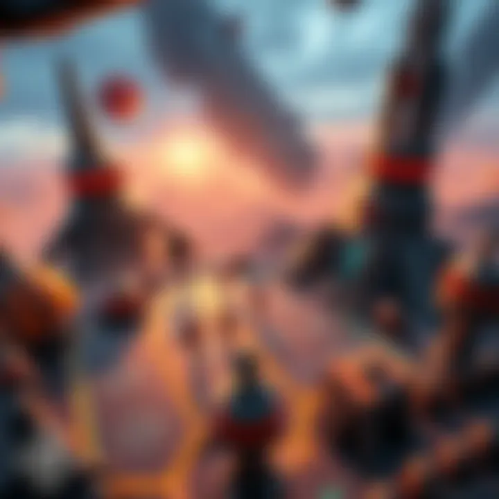 A screenshot of a strategic management game showing resource allocation and player choices in a futuristic setting.
