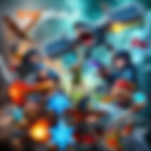 Collage of various strategy games showing characters and gameplay elements similar to Rimworld