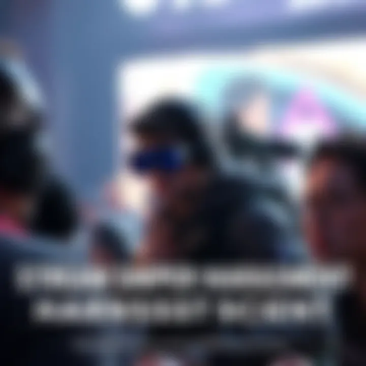 Clavicular being harassed by a stream sniper during a live stream event, with other streamers watching in concern.