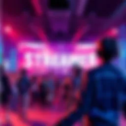 A popular streamer announcing the creation of a new organization on a live stream, with fans cheering in the chat.