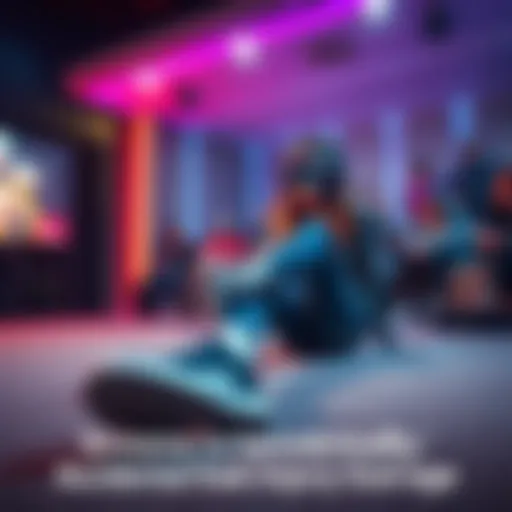 Rene Redo accidentally runs over a woman's foot during a live stream, showing the scene of the incident with visible reactions from viewers in the background.