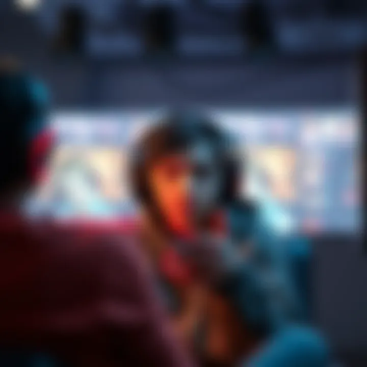 A small streamer looks concerned while reading negative comments in live chat during a stream.