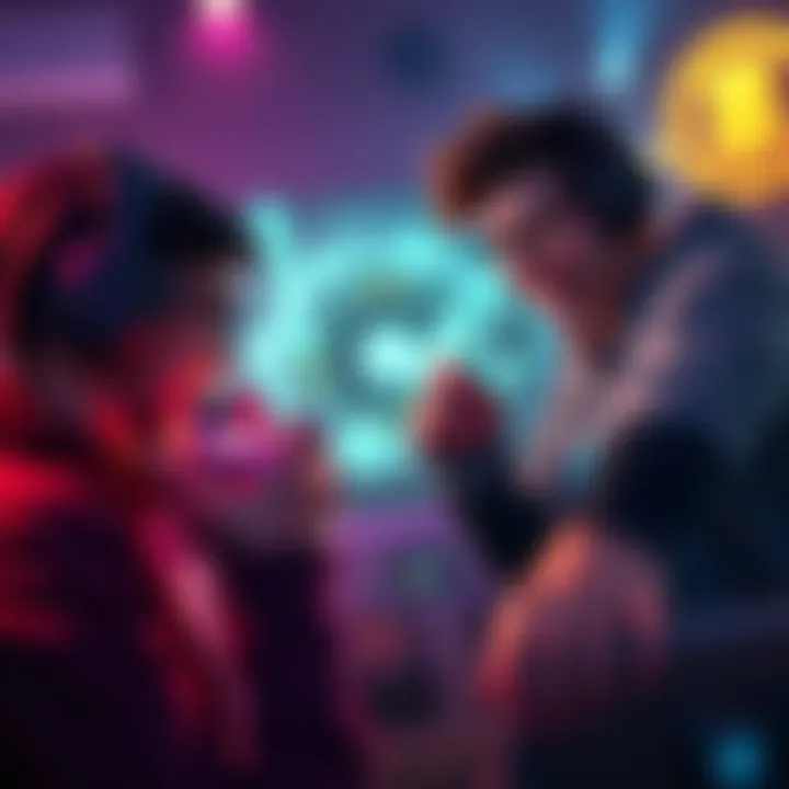 A gamer streaming while receiving rare loot in the game, showing excitement and surprise.