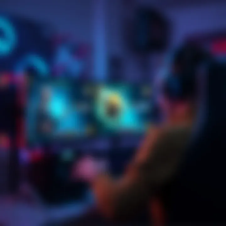 A streamer on a gaming setup focusing on a game screen showing Invoker in Turbo mode with mixed reactions in chat