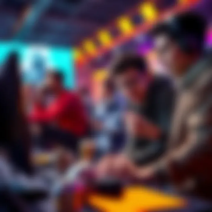 Streamers Rafa and Vex share strategies while playing Amon in a gaming setting