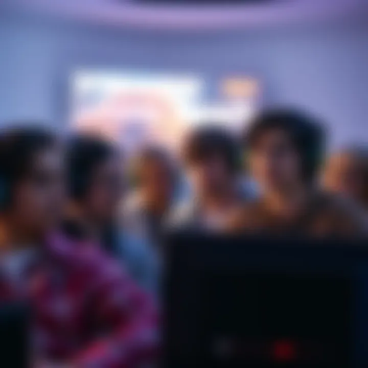 A group of popular streamers looking disappointed while viewing their screens, symbolizing falling engagement with fans.