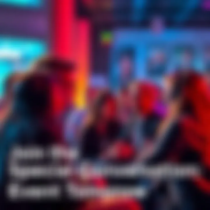 People engaging in a conversation about a special streaming event.