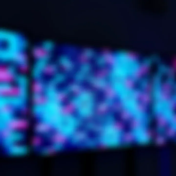 A digital screen showing pixelated video with buffering icons, highlighting streaming issues.