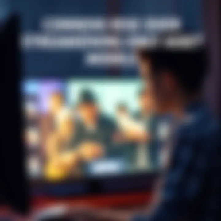 Streaming service frustrations Person looking frustrated at a screen buffering during a streaming session