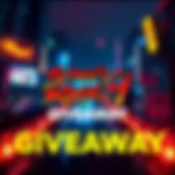 Streets of Rage 4 Giveaway A colorful graphic promoting a giveaway for the video game Streets of Rage 4, encouraging comments for entry.