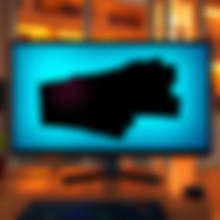 Stretched Screen Display A computer screen showing a distorted display with parts of the screen cut off after changing to a higher refresh rate.