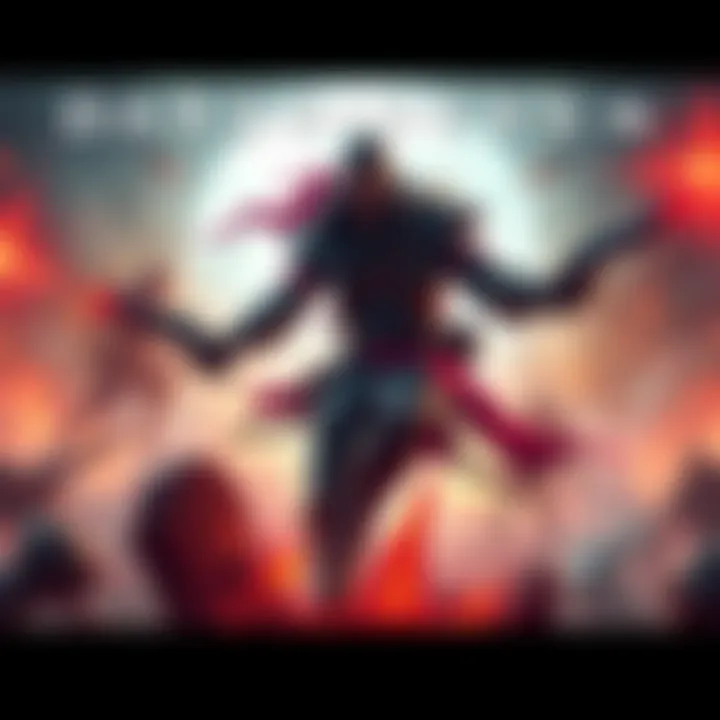 Strife wielding dual pistols in a dynamic pose surrounded by an apocalyptic background, representing his role in Darksiders 4