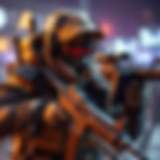 A gamer focused on a strikers build, showcasing gear and weapons for optimal survival in a game environment.