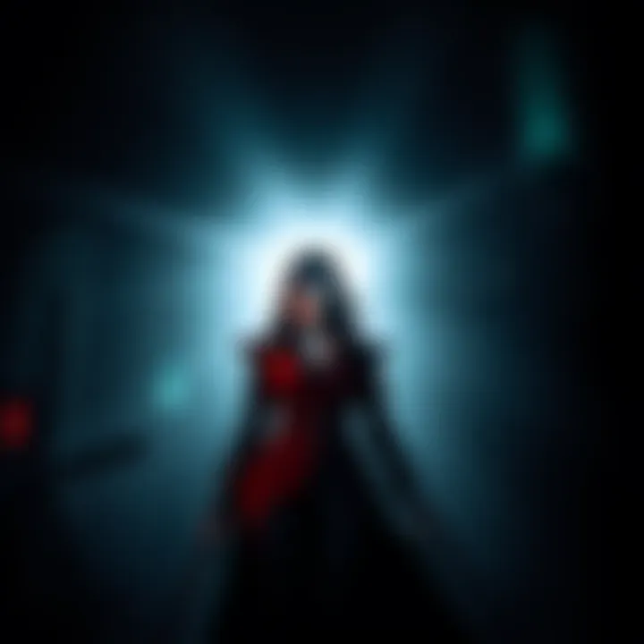 A confident female character stands in a dark, atmospheric setting, showcasing themes of empowerment in Vampyr.