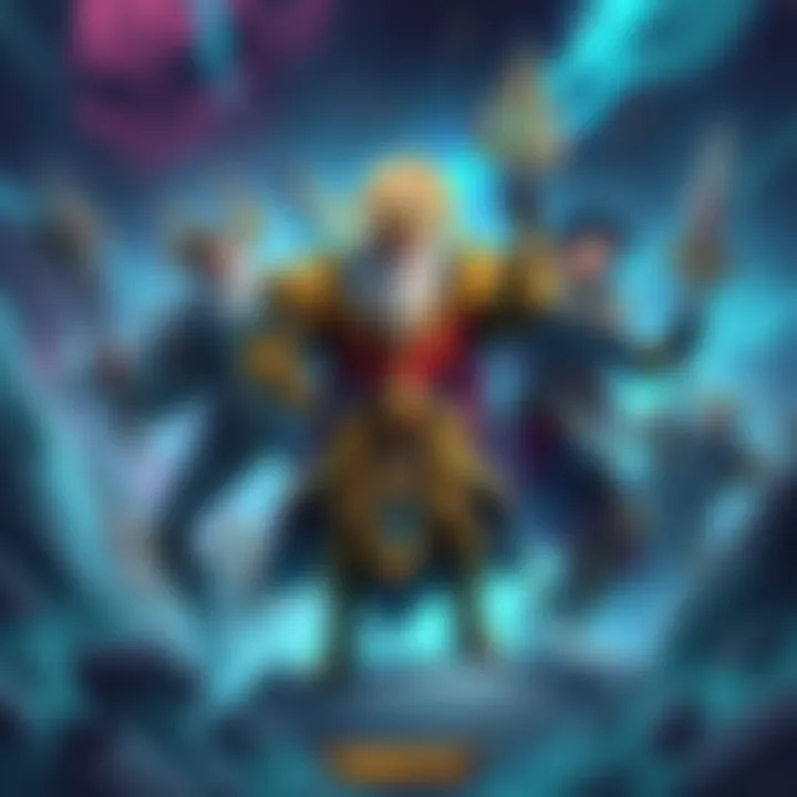 Strongest God Ports in Smite Illustration featuring powerful gods from Smite, showing an impressive lineup with Chiron in the background as a mid-tier choice