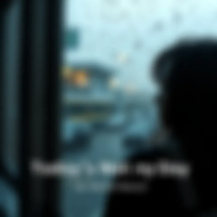 A person looking thoughtful while facing a rainy window, symbolizing life's challenges and resilience.