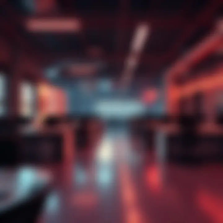 Studio Layoffs Announcement An empty office space with desks and chairs showing signs of layoffs at a video game studio