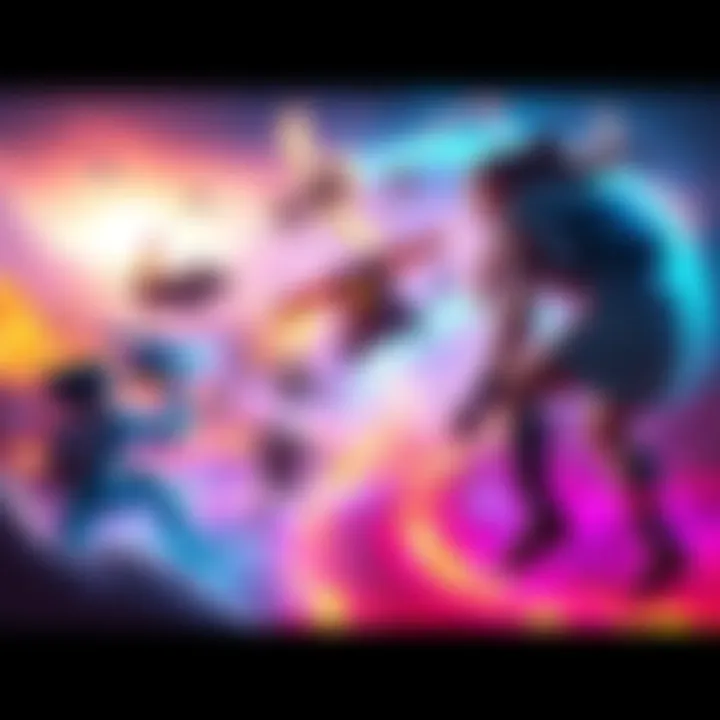 A breathtaking view of the game's vibrant graphics and dynamic gameplay scene.