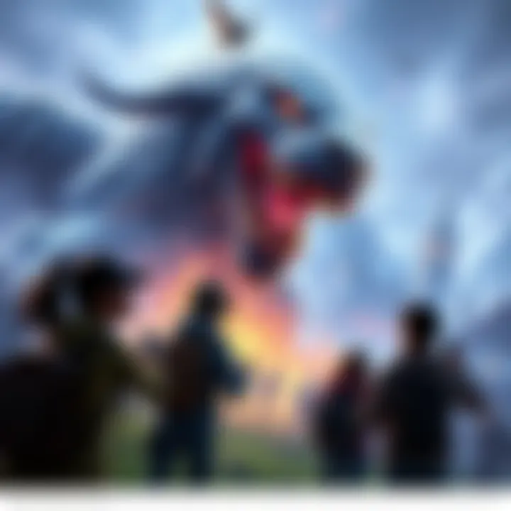 Players captivated by beautiful game graphics, stopping to appreciate the detailed art.