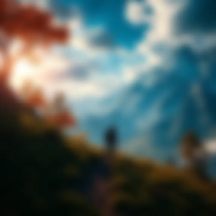 A captivating scene from a single player game showcasing detailed graphics and strong storytelling elements with a character exploring a vibrant world.