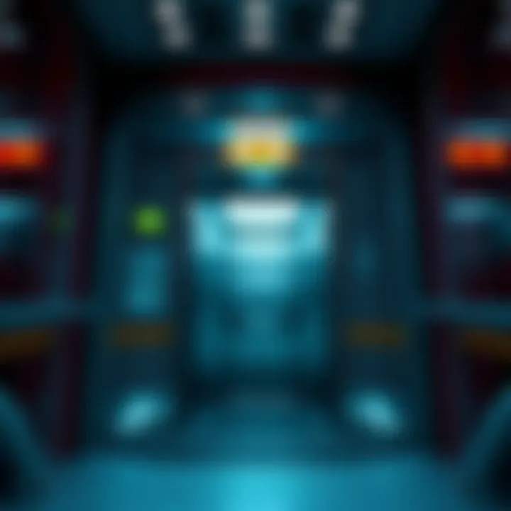 The strong elevator inside the Von Braun Complex, showcasing its modern design and safety features, ready for operation.