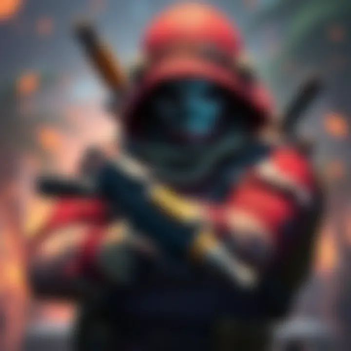 A character in STW showcasing an endurance build with gear and tools, actively engaging in gameplay, displaying determination and focus.