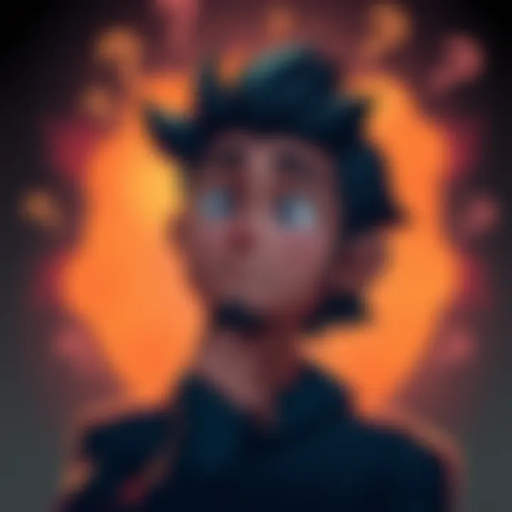 A character named Styanax appears deep in thought, with a neutral expression, surrounded by question marks to signify curiosity.