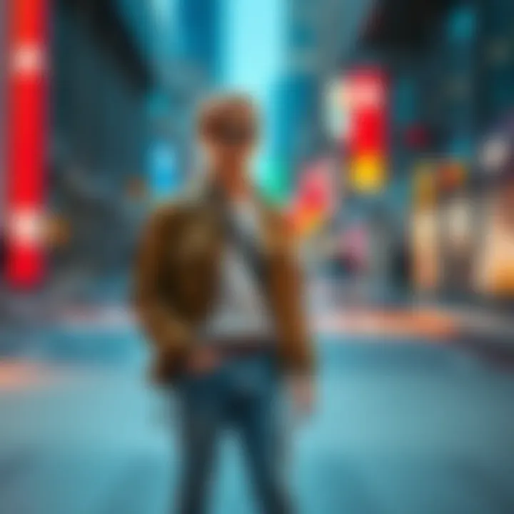 A person wearing a trendy outfit, standing confidently and inviting opinions on their style, ready for fashion feedback.