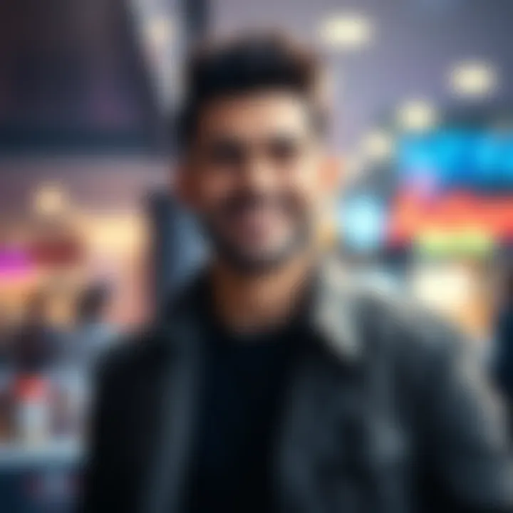 A well-groomed man wearing a stylish outfit, smiling confidently at the camera, showcasing his enhanced appearance.