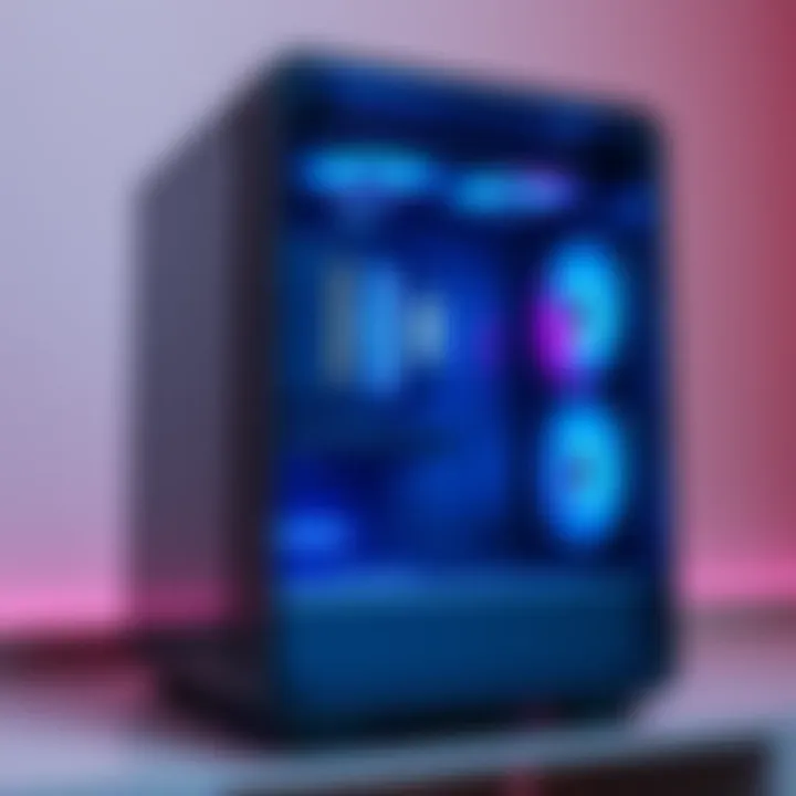 Stylish PC Case Inspired by HP ZX6000 A sleek PC case featuring metal sides and unique curves inspired by the HP ZX6000 design.