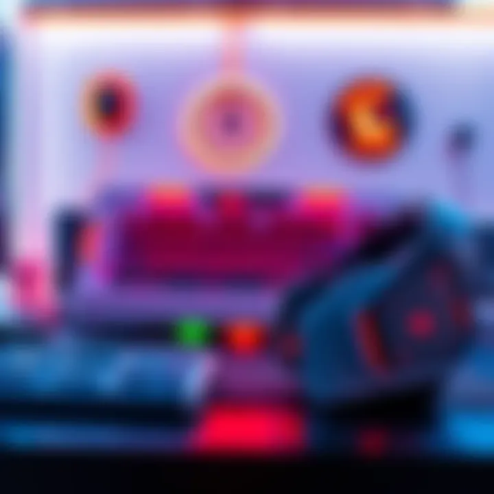 A sleek white gaming kit with modern design on display, showcasing its vibrant color and ergonomic features.