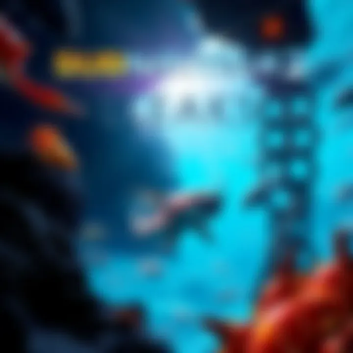 A digital image representing the leaked gameplay footage of Subnautica 2, highlighting underwater scenes and creatures, prompting discussions about review copy management.