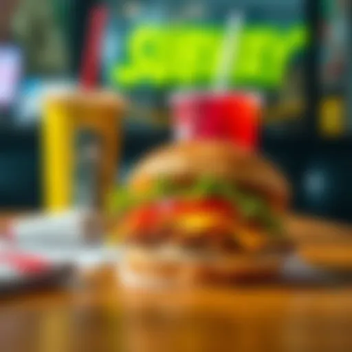 A close-up of a Subway sandwich with a drink, highlighting the meal's high price tag, showing the frustration of customers over meal costs.
