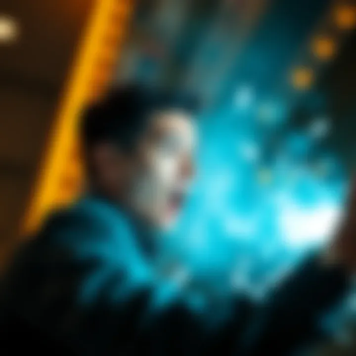 A shocked person reacting to an unexpected hit, looking confused and surprised.