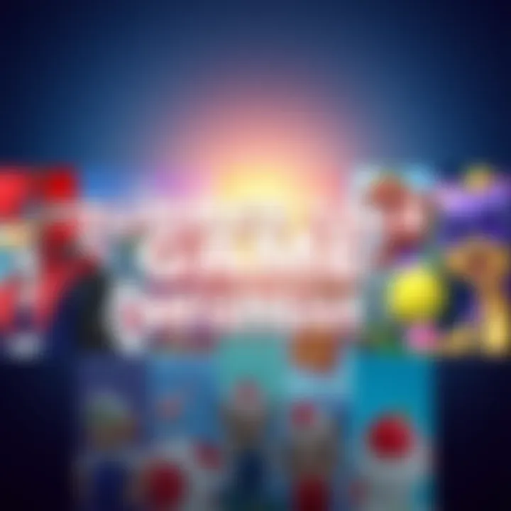 Colorful collage of popular games people want for the summer sale, featuring vibrant artwork from Schedule 1, Date Everything, and Lemon Cake.