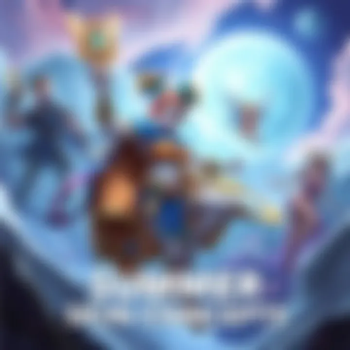 Colorful visual designs showcasing Mercury, Ishtar, Apollo, and Hecate in new summer-themed skins