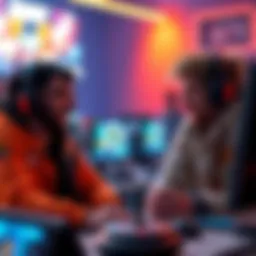 Sunsfan and Synderen laughing during a gaming session, engaging with their audience through humor and analysis.
