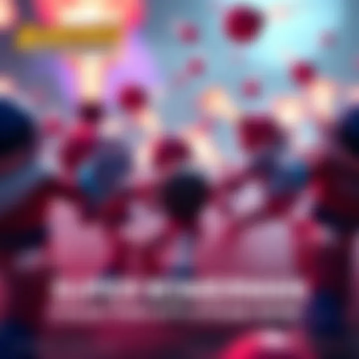 Colorful scene of Bomberman characters throwing bombs in a multiplayer match on Steam.