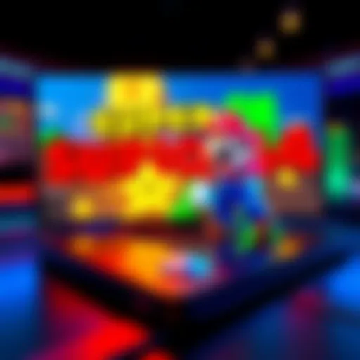 Super Mario 64 gameplay displayed on a Steam Deck, showing vibrant graphics and smooth animation at 60FPS.
