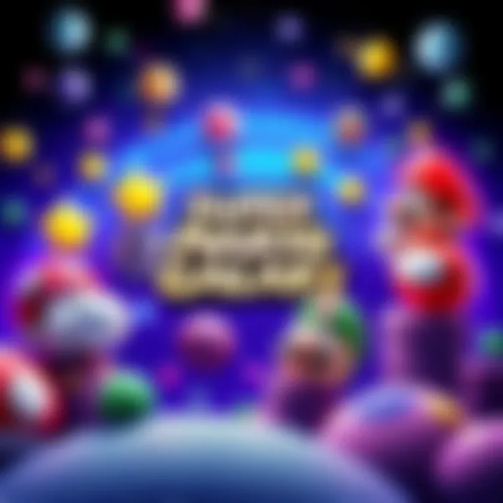 Exclusive icons inspired by Super Mario Galaxy featuring colorful designs and characters from the game.