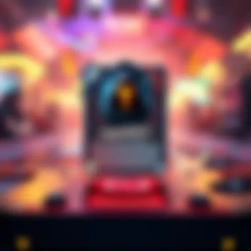 A Supergiant card displayed on a gaming platform with a vibrant background showcasing competitive gameplay.