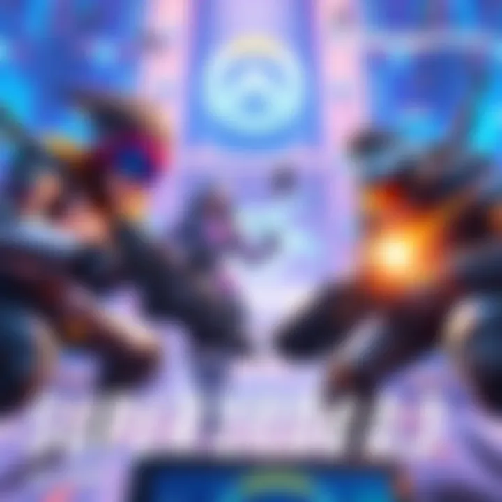 Players from Supernova and Team Liquid compete in an intense Overwatch match with action-packed gameplay.