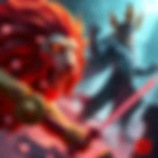 Support Heroes in Dota 2 Lion and Zeus being played in core roles, showcasing their abilities in a Dota 2 match
