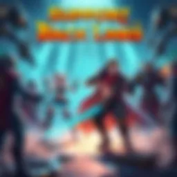 A strategic gaming scene showing support characters Kiri and Lucio assisting teammates in battle. Visualizing teamwork and support roles in gameplay.