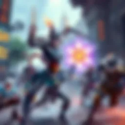 Ilari performing a powerful ability while damage dealers like Soldier76 and Sojourn prepare for battle in a gaming environment.